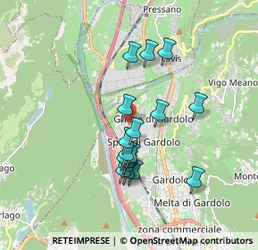 Mappa Via del Loghet, 38121 Trento TN, Italia (1.48176)