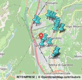 Mappa Via del Loghet, 38121 Trento TN, Italia (1.681)