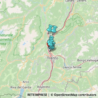 Mappa Via del Loghet, 38100 Trento TN, Italia (43.418)