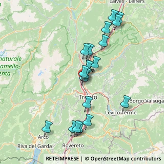 Mappa Via del Loghet, 38100 Trento TN, Italia (14.7735)