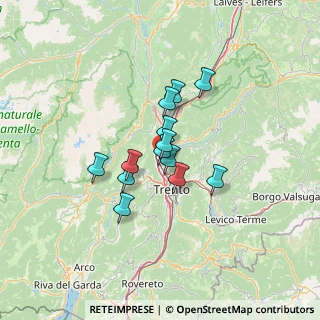Mappa Via del Loghet, 38100 Trento TN, Italia (8.77538)