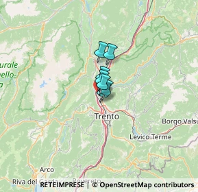 Mappa Via del Loghet, 38121 Trento TN, Italia (43.418)