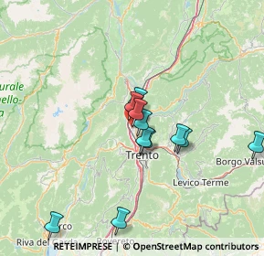 Mappa Via del Loghet, 38121 Trento TN, Italia (11.92727)