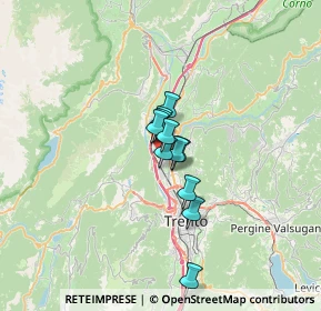 Mappa Via del Loghet, 38121 Trento TN, Italia (3.57273)