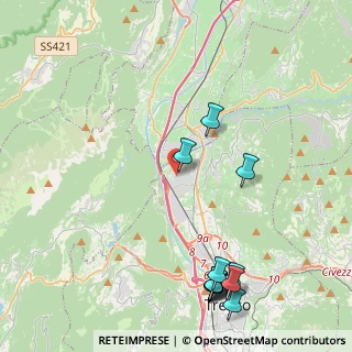 Mappa Via del Loghet, 38100 Trento TN, Italia (5.285)