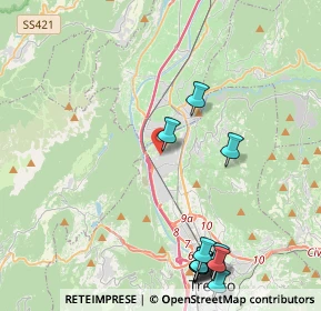 Mappa Via del Loghet, 38121 Trento TN, Italia (5.285)