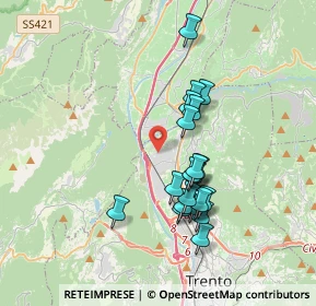 Mappa Via del Loghet, 38121 Trento TN, Italia (3.159)