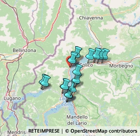 Mappa SS340dir, 22014 Dongo CO, Italia (10.188)