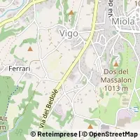 Karte Baselga di Piné
