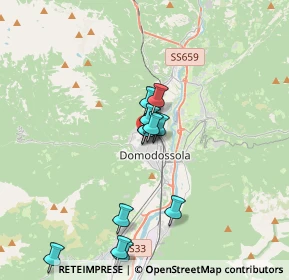 Mappa Via Natale Menotti, 28845 Domodossola VB, Italia (3.0675)