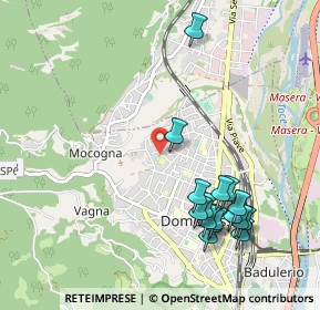 Mappa Via Natale Menotti, 28845 Domodossola VB, Italia (1.09938)