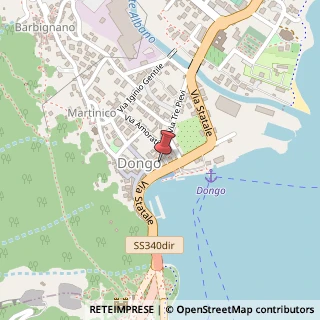 Mappa Piazza Paracchini, 10, 22014 Dongo, Como (Lombardia)