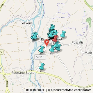 Mappa Via Paolo Borsellino, 33030 Rive D'arcano UD, Italia (0.48077)