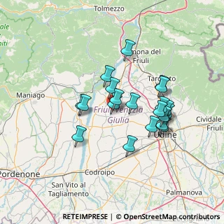 Mappa Via Paolo Borsellino, 33030 Rive D'arcano UD, Italia (11.713)