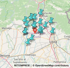 Mappa Via Paolo Borsellino, 33030 Rive D'arcano UD, Italia (9.624)