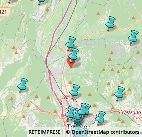 Mappa Piazza dell'Assunta, 38121 Meano TN, Italia (6.117)