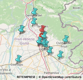Mappa Via Monteverdi, 33010 Tavagnacco UD, Italia (11.85071)
