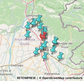 Mappa Via Monteverdi, 33010 Tavagnacco UD, Italia (9.49111)