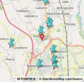 Mappa Via Monteverdi, 33010 Tavagnacco UD, Italia (2.49727)