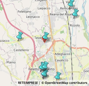 Mappa Via Monteverdi, 33010 Tavagnacco UD, Italia (2.77636)