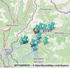 Mappa Via Mercato, 22014 Dongo CO, Italia (10.01)