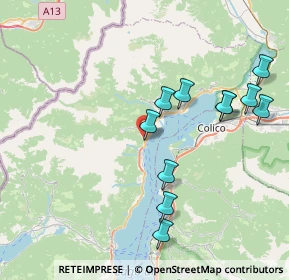 Mappa Via Mercato, 22014 Dongo CO, Italia (7.92455)