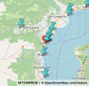 Mappa Via Mercato, 22014 Dongo CO, Italia (2.045)