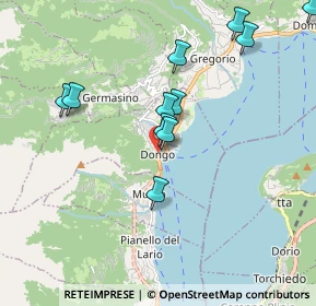 Mappa Via Mercato, 22014 Dongo CO, Italia (1.89909)