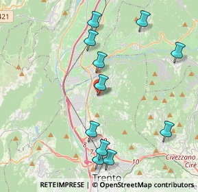 Mappa Via del Camantolin, 38121 Meano TN, Italia (4.44636)