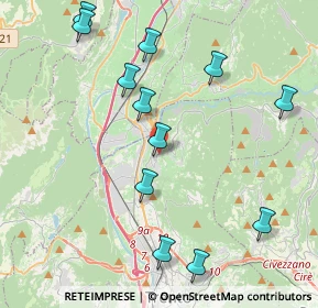 Mappa 38100 Meano TN, Italia (4.52917)