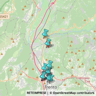 Mappa Via Bellaria, 38100 Meano TN, Italia (4.60182)