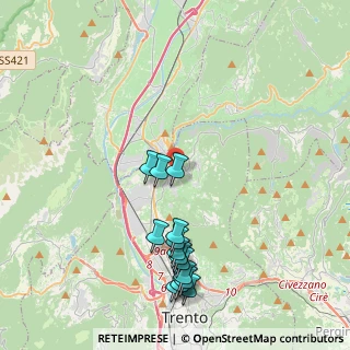 Mappa Via Bellaria, 38100 Meano TN, Italia (4.28857)
