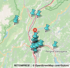 Mappa Via Bellaria, 38100 Meano TN, Italia (6.284)