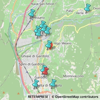 Mappa Via Bellaria, 38100 Meano TN, Italia (2.23667)