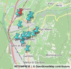 Mappa 38100 Meano TN, Italia (1.646)