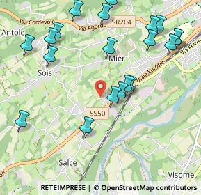 Mappa Via Bettin, 32100 Belluno BL, Italia (1.198)