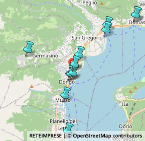 Mappa Piazza V. Matteri, 22014 Dongo CO, Italia (1.95917)