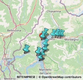 Mappa Piazza V. Matteri, 22014 Dongo CO, Italia (10.4425)