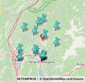 Mappa SP66, 38042 Baselga di Piné TN, Italia (6.805)