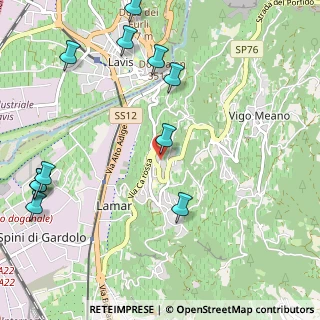 Mappa 38100, 38121 Meano TN, Italia (1.36091)