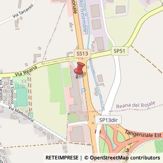 Mappa Via Nazionale, 135, 33010 Tavagnacco, Udine (Friuli-Venezia Giulia)