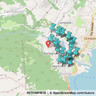 Mappa Via delle Selve, 22014 Dongo CO, Italia (0.41786)