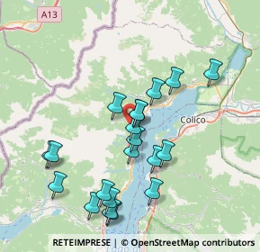 Mappa Via delle Selve, 22014 Dongo CO, Italia (7.335)