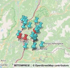 Mappa 38042 Baselga di Piné TN, Italia (10.216)