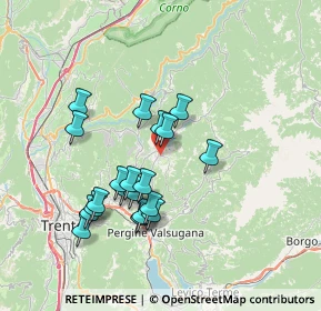 Mappa 38042 Baselga di Piné TN, Italia (6.475)