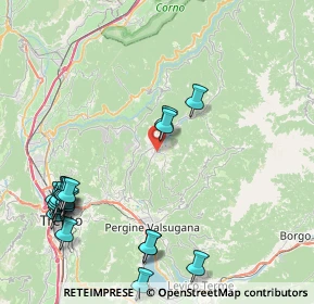 Mappa 38042 Baselga di Piné TN, Italia (10.5425)