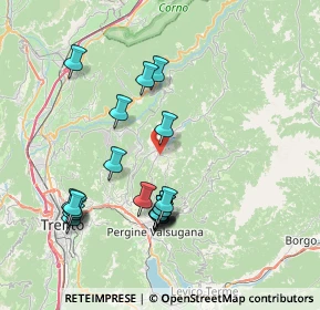 Mappa 38042 Baselga di Piné TN, Italia (7.6995)