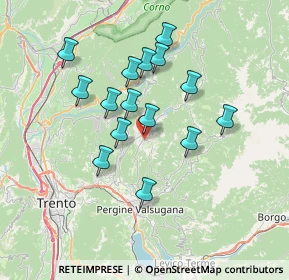 Mappa 38042 Baselga di Piné TN, Italia (6.112)