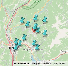 Mappa 38042 Baselga di Piné TN, Italia (5.60067)