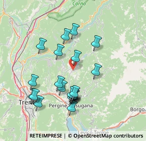 Mappa 38042 Baselga di Piné TN, Italia (7.154)